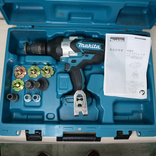 [送料無料] アタッチメント複数付属☆マキタ 充電式 インパクトレンチ TW1001D 電動 工具 18V makita 本体のみ☆