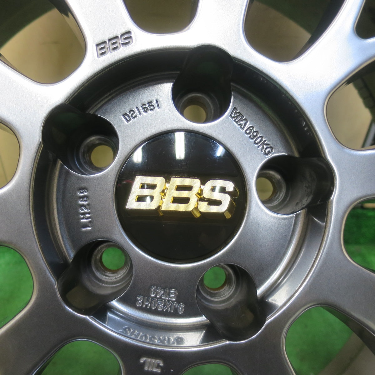 バリ溝！22年！9分★BBS LM289 LM186 245/35R20 ニットー NT555 G2 20インチ PCD114.3/5H★5100501IMノ