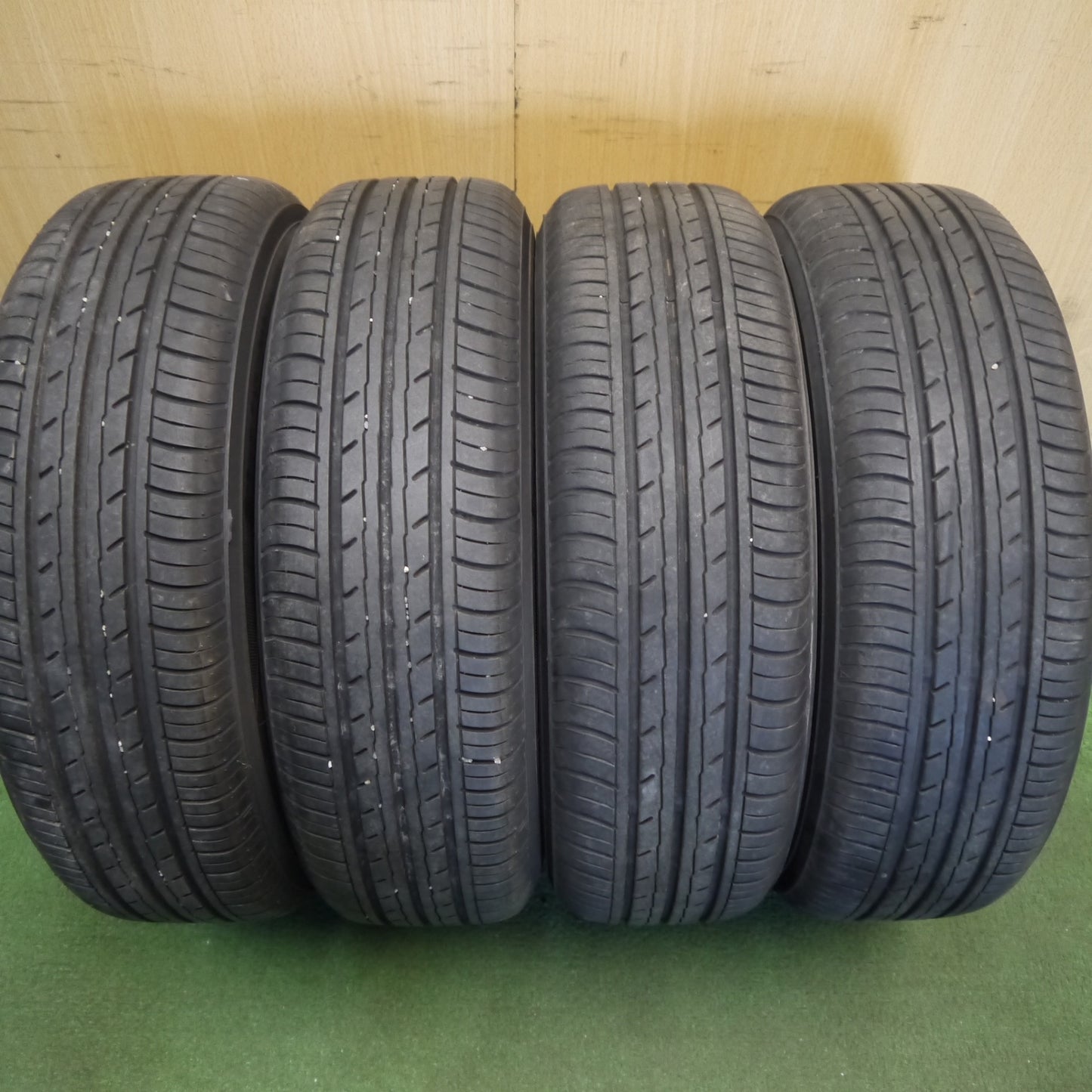 4本価格！24年★155/65R13 ヨコハマ BluEarth-ES ES32 スチール ホイール ブルーアース 13インチ PCD100/4H★6052003Hノ