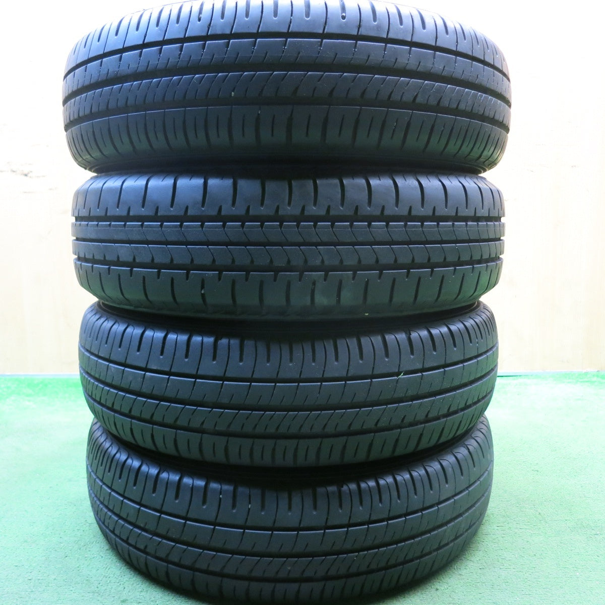 バリ溝！24年！8.5分★日産 デイズ ルークス 純正 155/65R14 ダンロップ エナセーブ EC204 ブリヂストン NEWNO 14インチ PCD100/4H★5062802HAノ