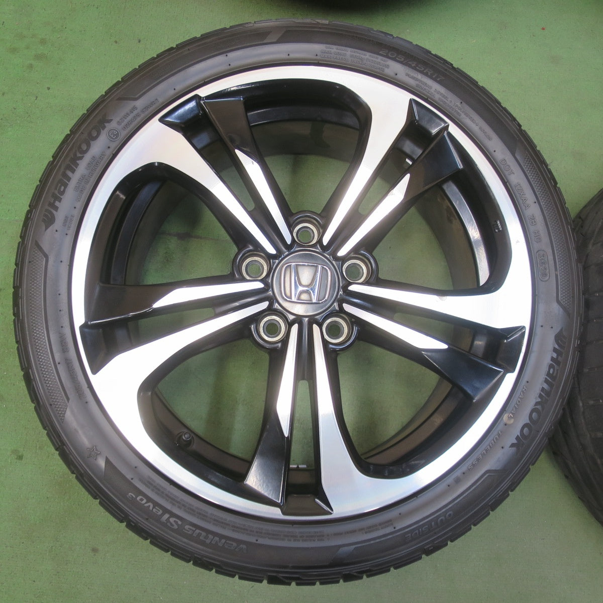 バリ溝！22年！キレイ！8.5分★ホンダ CR-Z 純正 205/45R17 ブリヂストン プレイズ PX2 ハンコック ベンタス S1 evo3 CRZ 17インチ PCD114.3/5H★6043003イノ