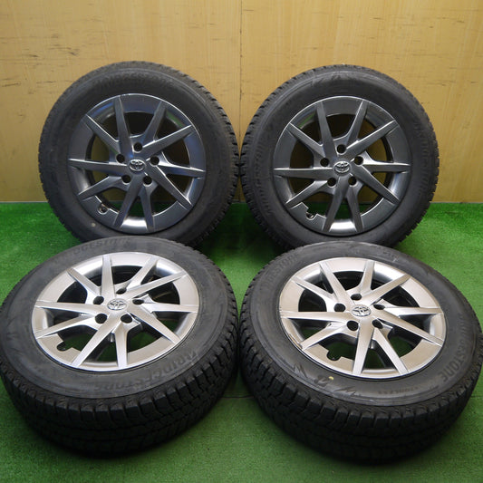 [送料無料] バリ溝！21年！9.5分★トヨタ プリウスα 純正 205/60R16 スタッドレス ブリヂストン ブリザック WS90 16インチ PCD114.3/5H★5032803Hス