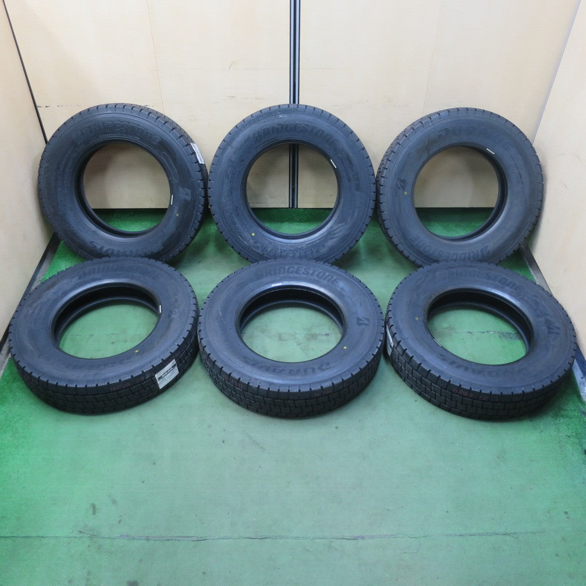 未使用！25年！6本★トラック タイヤ 205/80R17.5 120/118N ブリヂストン デュラビス G640 DURAVIS 17.5インチ★5122201イノタ