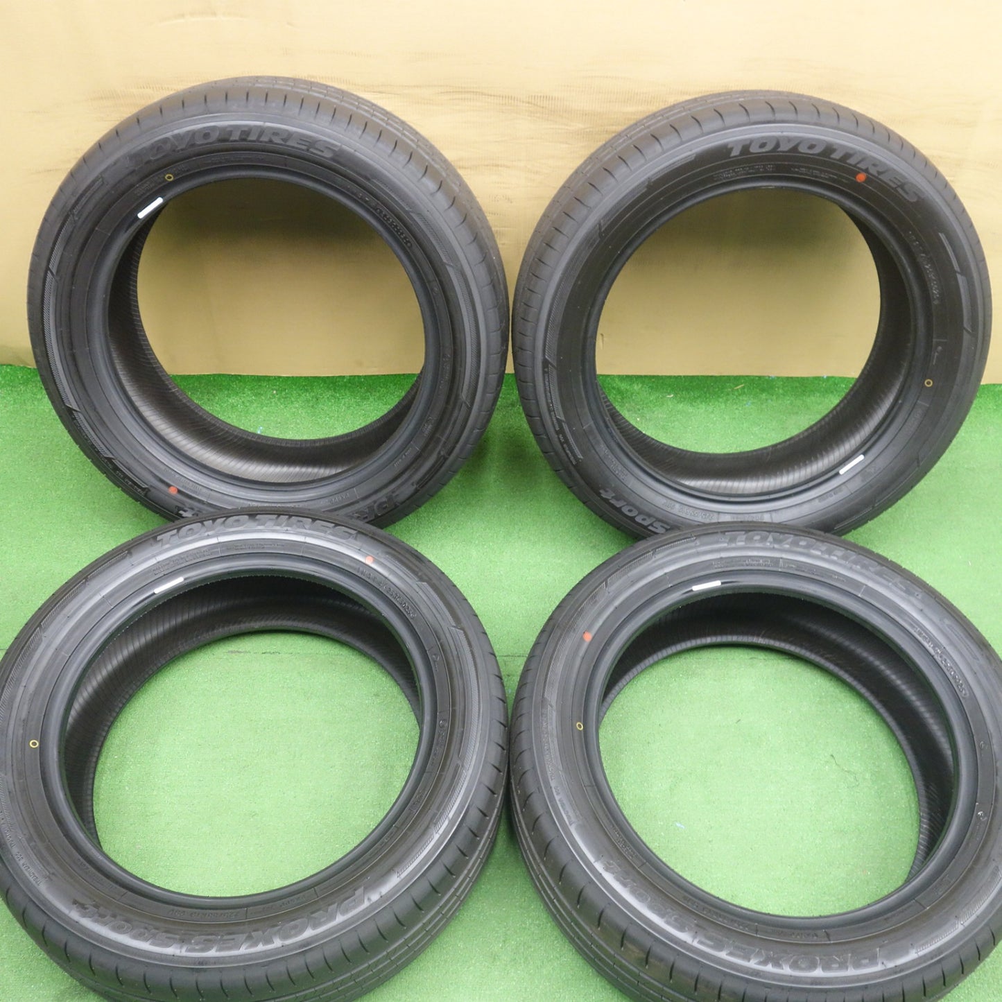 新車外し！25年◎225/55R19 トーヨー プロクセス スポーツ PROXES Sport タイヤ 19インチ レクサス LM アルファード ヴェルファイア エクストレイル CX-5 等◎6080802KTスタ
