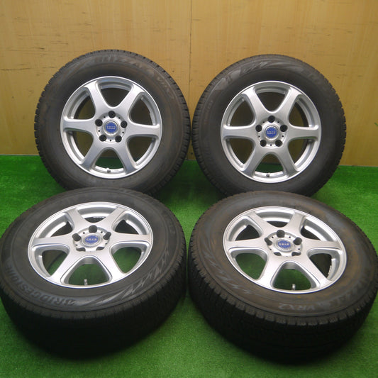 [送料無料] バリ溝！21年！キレイ！9.5分以上★スタッドレス 215/65R16 ブリヂストン ブリザック VRX2 FEID 16インチ PCD114.3/5H★4092506Hス