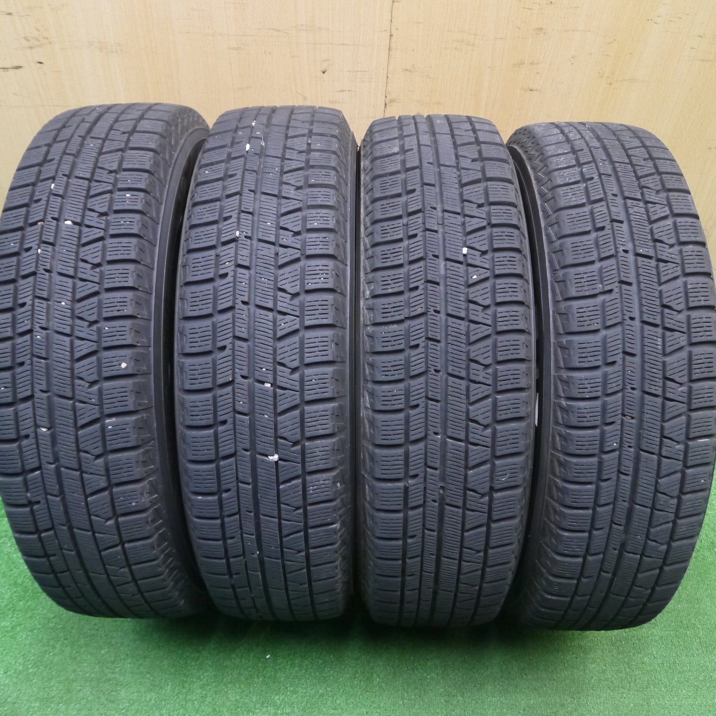 [送料無料] バリ溝！20年！キレイ！8.5分★スタッドレス 165/65R15 ヨコハマ アイスガード iG50 プラス Fang ファング 15インチ PCD100/4H★4111802Hス