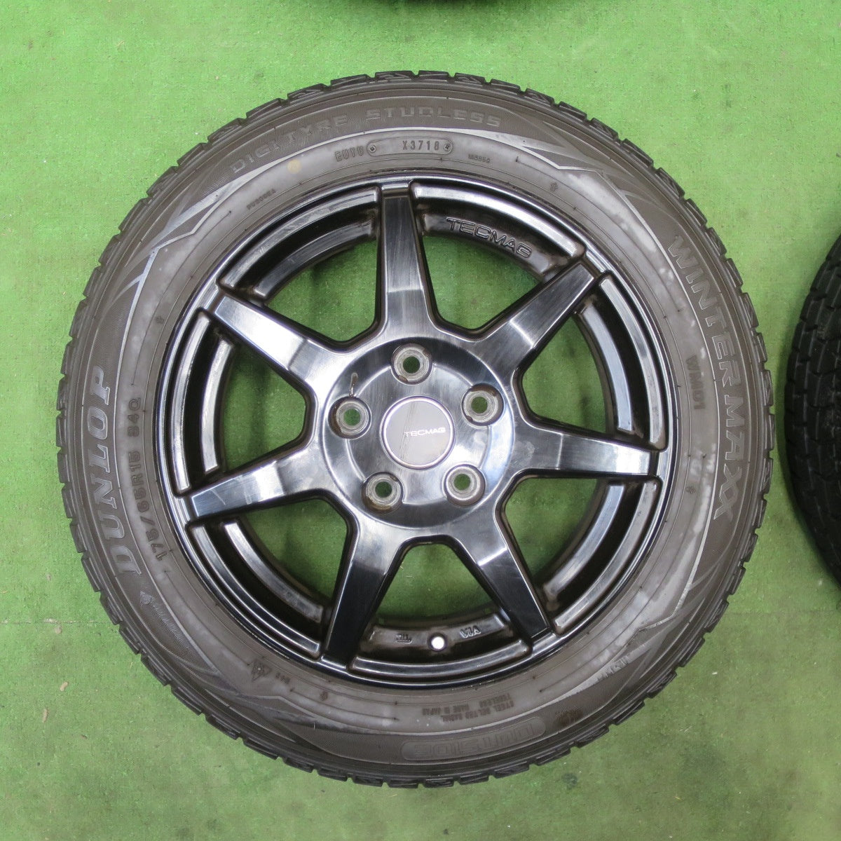 4本価格★MINI 等 TECMAG 207R 175/65R15 スタッドレス ダンロップ ウインターマックス WM01 テクマグ 15インチ PCD112/5H★5111101TTス