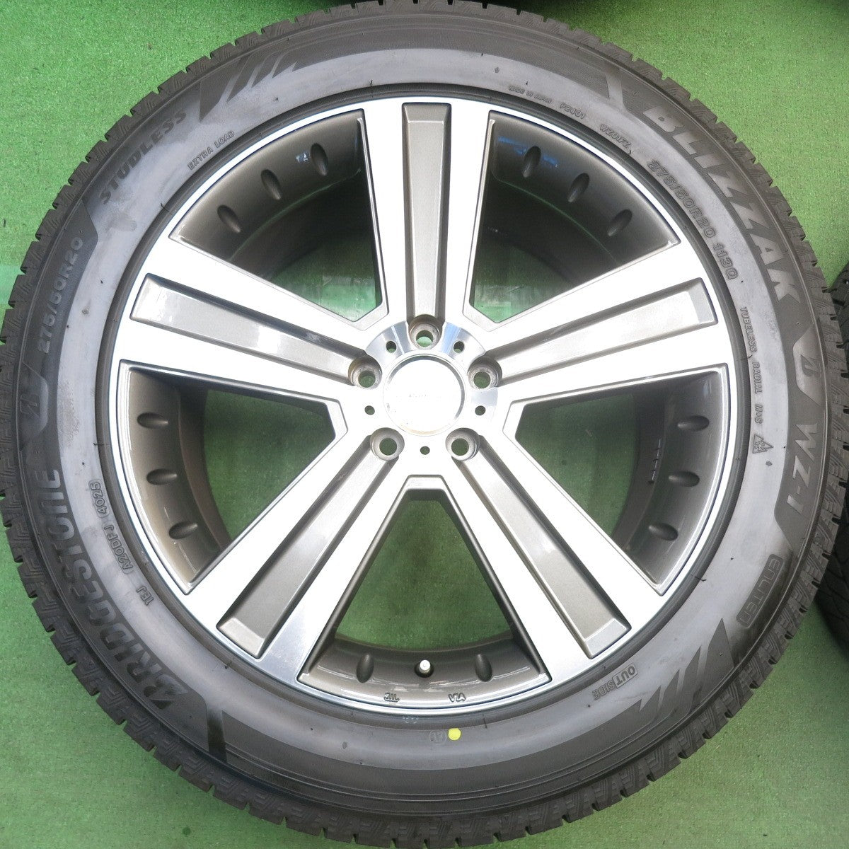 ほぼ未使用！25年！キレイ◎ベンツ 等 EuroPremium WERNER 275/50R20 スタッドレス ブリヂストン ブリザック WZ-1 ユーロプレミアム ヴェルナー 20インチ PCD112/5H◎6100403HAス