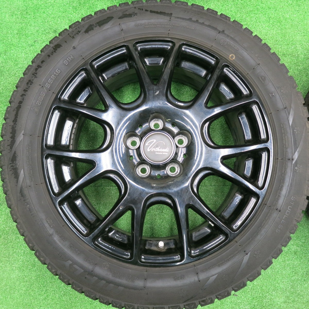 [送料無料] バリ溝！20年！9分★レガシィ等 205/55R16 スタッドレス ハイフライ Win-turi 212 Verthandi ヴェルサンディ ヴェルザンディ PCD100/5H★4093001HAス