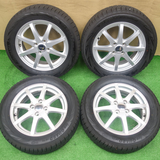 バリ溝！24年！キレイ！ほぼ10分★スタッドレス 185/60R15 ヨコハマ アイスガード iG70 LAPORTA ラポルタ 15インチ PCD100/4H★5122506KTス