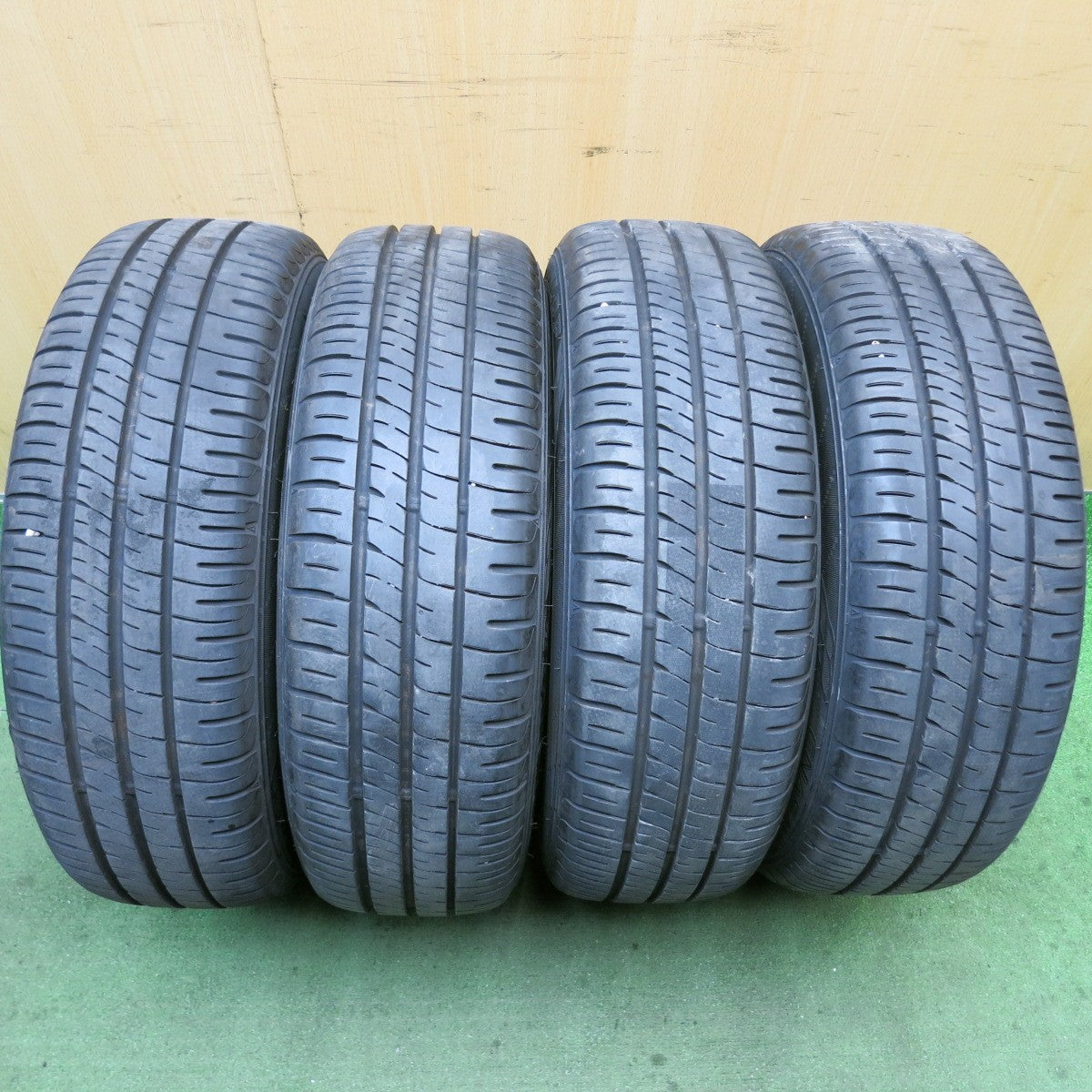 バリ溝！23年！9.5分★スズキ スイフト 純正 185/55R16 ダンロップ エナセーブ EC204 16インチ PCD100/4H★5092708HAノ