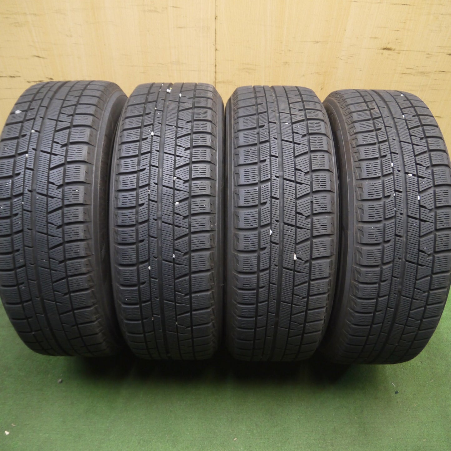 [送料無料] バリ溝！9分★BMW MINI 等 ユーロテック 205/60R16 スタッドレス ヨコハマ アイスガード IG50 プラス PCD120/5H★4030103Hｽ
