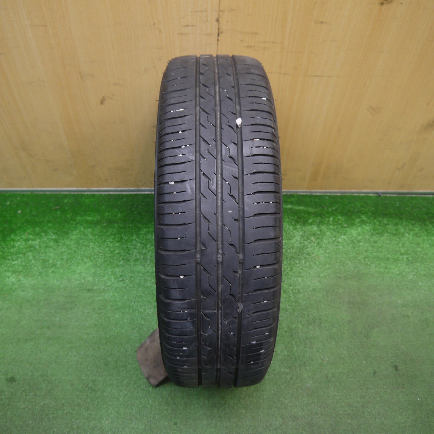 バリ溝！23年！8.5分！1本★ダイハツ タント カスタム 純正 165/55R15 エコファイン ECOFINE 15インチ PCD100/4H★6020402Hノ