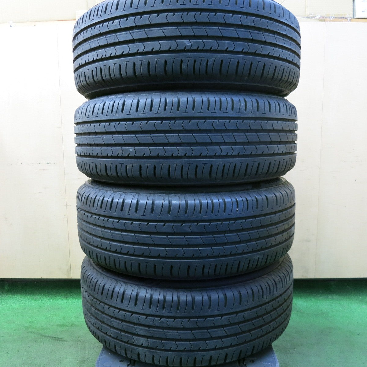 バリ溝！キレイ！9.5分★トヨタ 130系 マークX 純正 215/60R16 ブリヂストン エコピア NH100 16インチ PCD114.3/5H★5081803SKノ