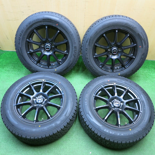 バリ溝！21年！キレイ！9.5分以上★スタッドレス 225/65R17 グッドイヤー アイスナビ SUV SCHNEIDER MiD シュナイダー 17インチ PCD114.3/5H★5121414HAス
