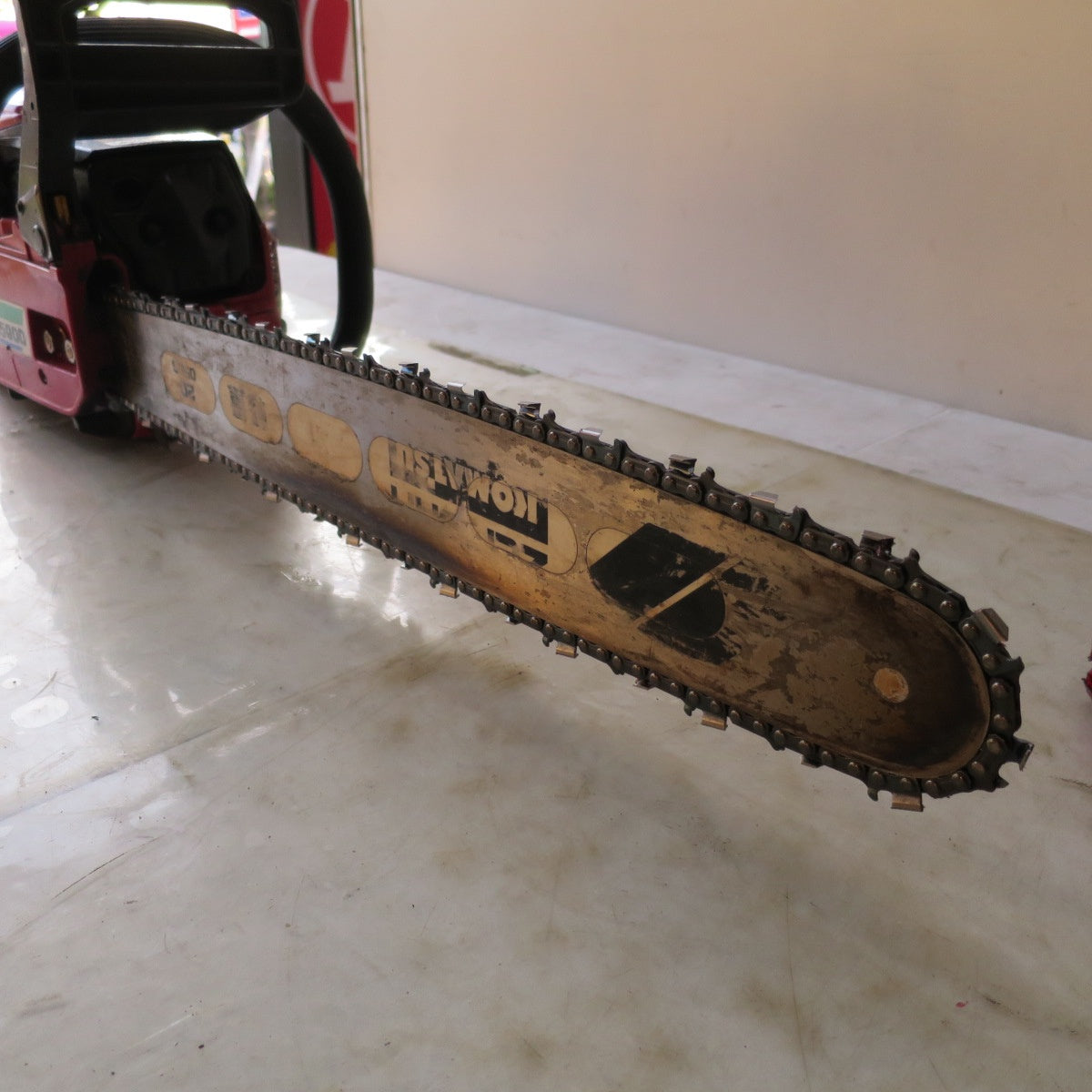 [送料無料] ◆ゼノア エンジン チェンソー G5000 切断機 電動 工具 チェーンソー ZENOAH ジャンク品◆