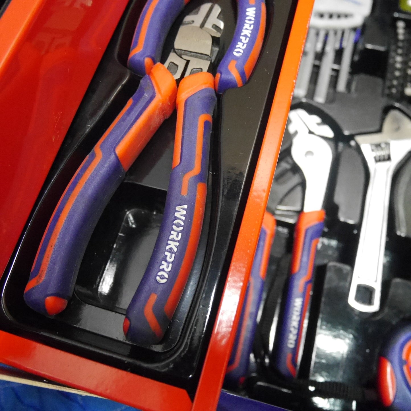 [送料無料] セット☆WORKPRO ハンド ツール セット 工具 道具 ドライバー モンキーレンチ ペンチ ソケット レンチ 等 ワークプロ☆