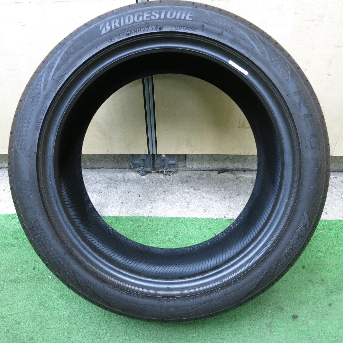 バリ溝！9.5分！1本★245/45R18 ブリヂストン レグノ GR-X2 タイヤ 18インチ スカイライン BMW 5シリーズ 6シリーズ 等★6010501ナノタ