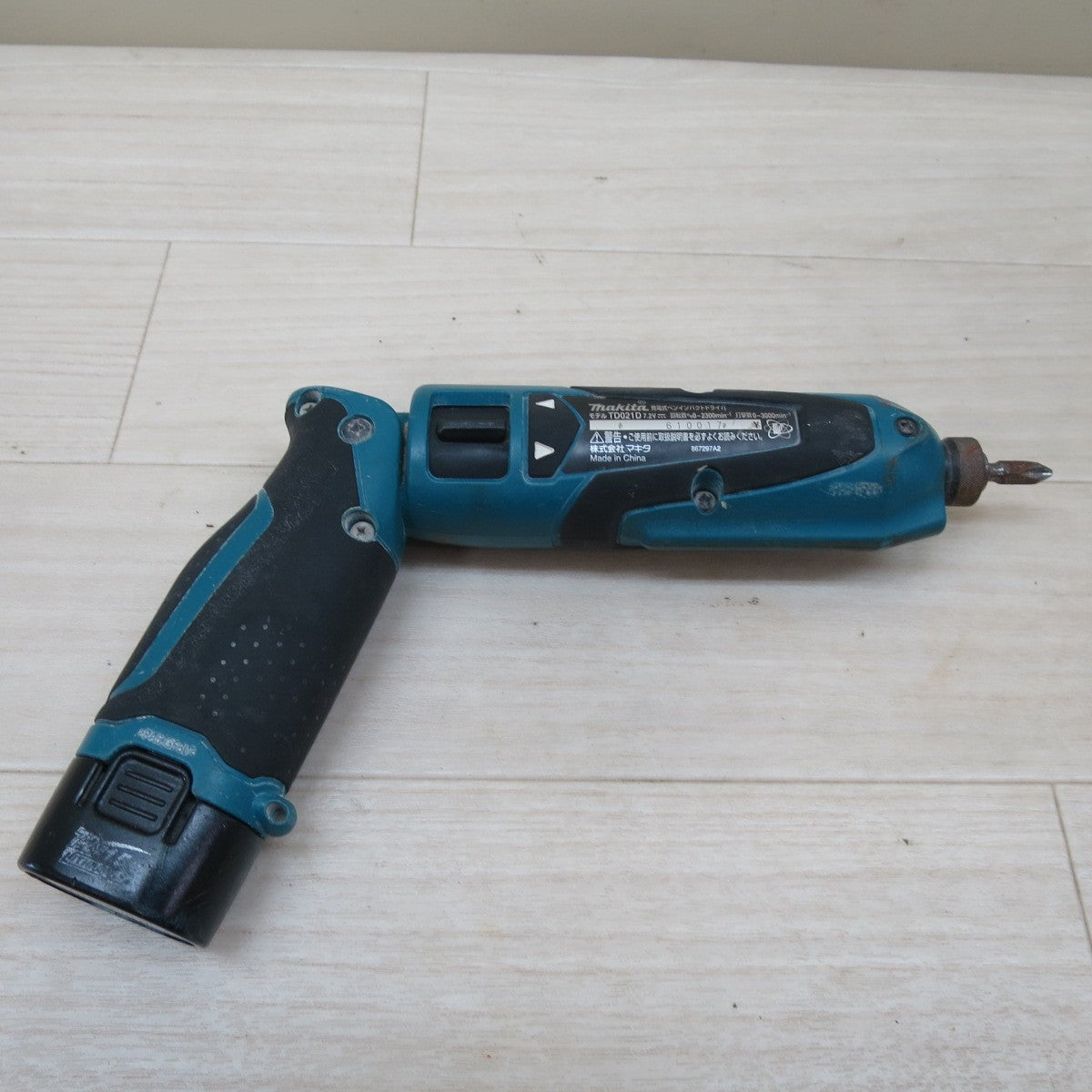 バッテリー2個付☆マキタ 充電式 ペン インパクトドライバ TD021D 電動 工具 コードレス makita 7.2V 充電器 DC07SB☆