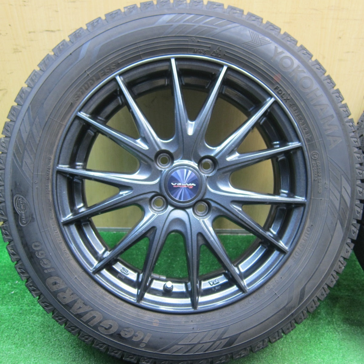 バリ溝！21年！9.5分★スタッドレス 185/65R15 ヨコハマ アイスガード iG60 VELVA SPORTZ ヴェルヴァ スポーツ 15インチ PCD100/4H★5031401TNス