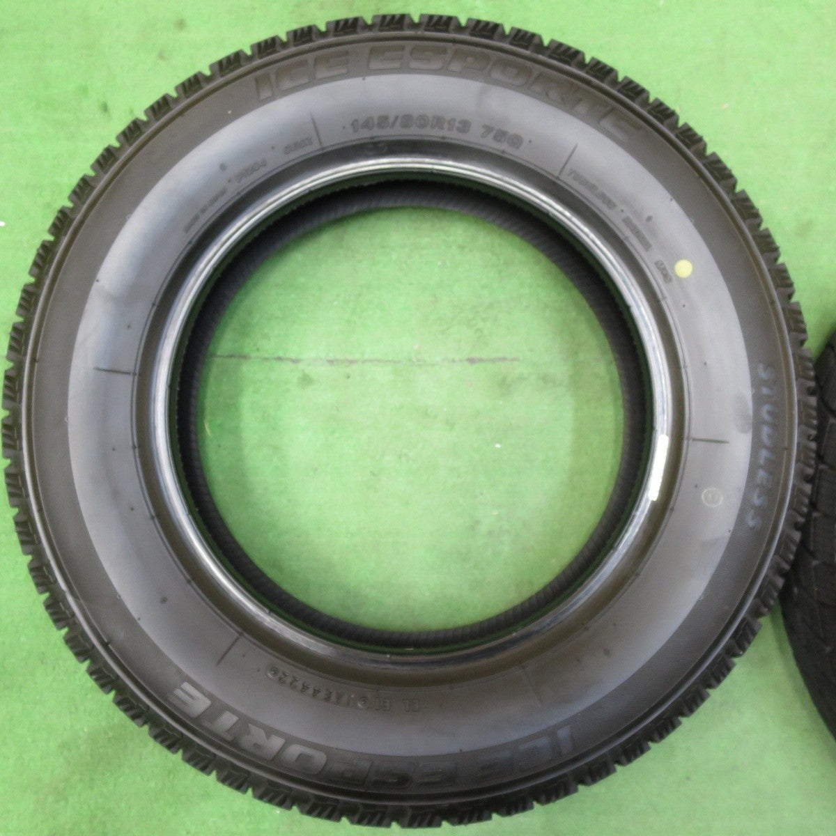 バリ溝！22年！ほぼ10分★スタッドレス 145/80R13 アイスエスポルテ N-BOX モコ MRワゴン ワゴンR 等 軽自動車★4110601イスタ