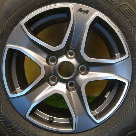 新車外し！1本◎JEEP ジープ JL ラングラー アンリミテッド スポーツ 純正 245/75R17 ブリヂストン デューラー A/T RH-S 17インチ PCD127/5H◎6092510Hノ