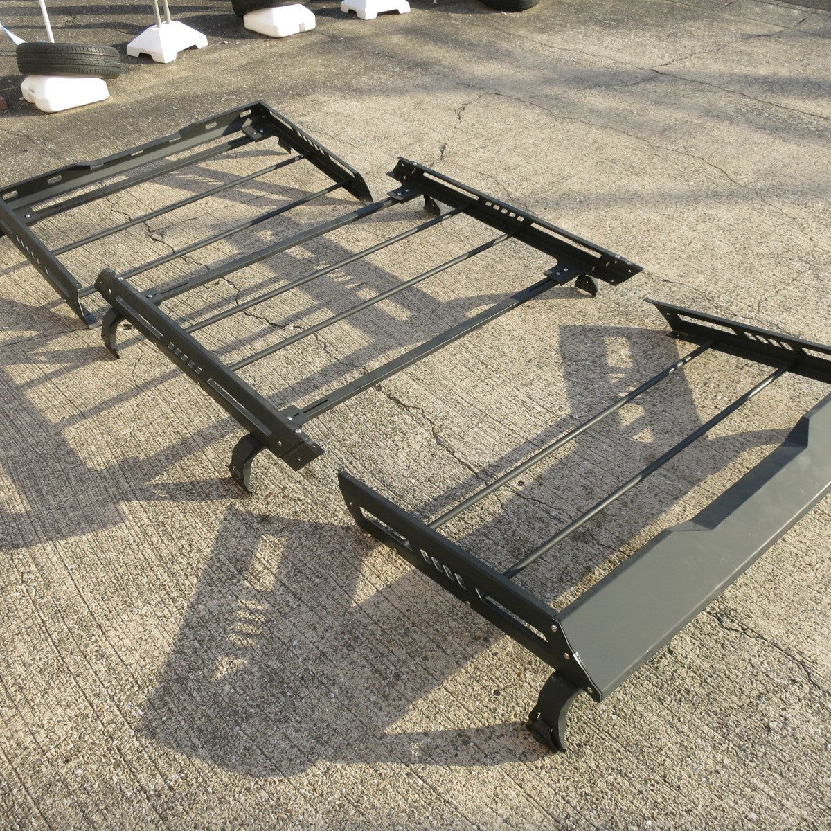 【愛知発 直接引取限定】◆トヨタ ハイエース 用 ルーフ キャリア ラック ナローボディー 用  型式 不明 カー パーツ◆