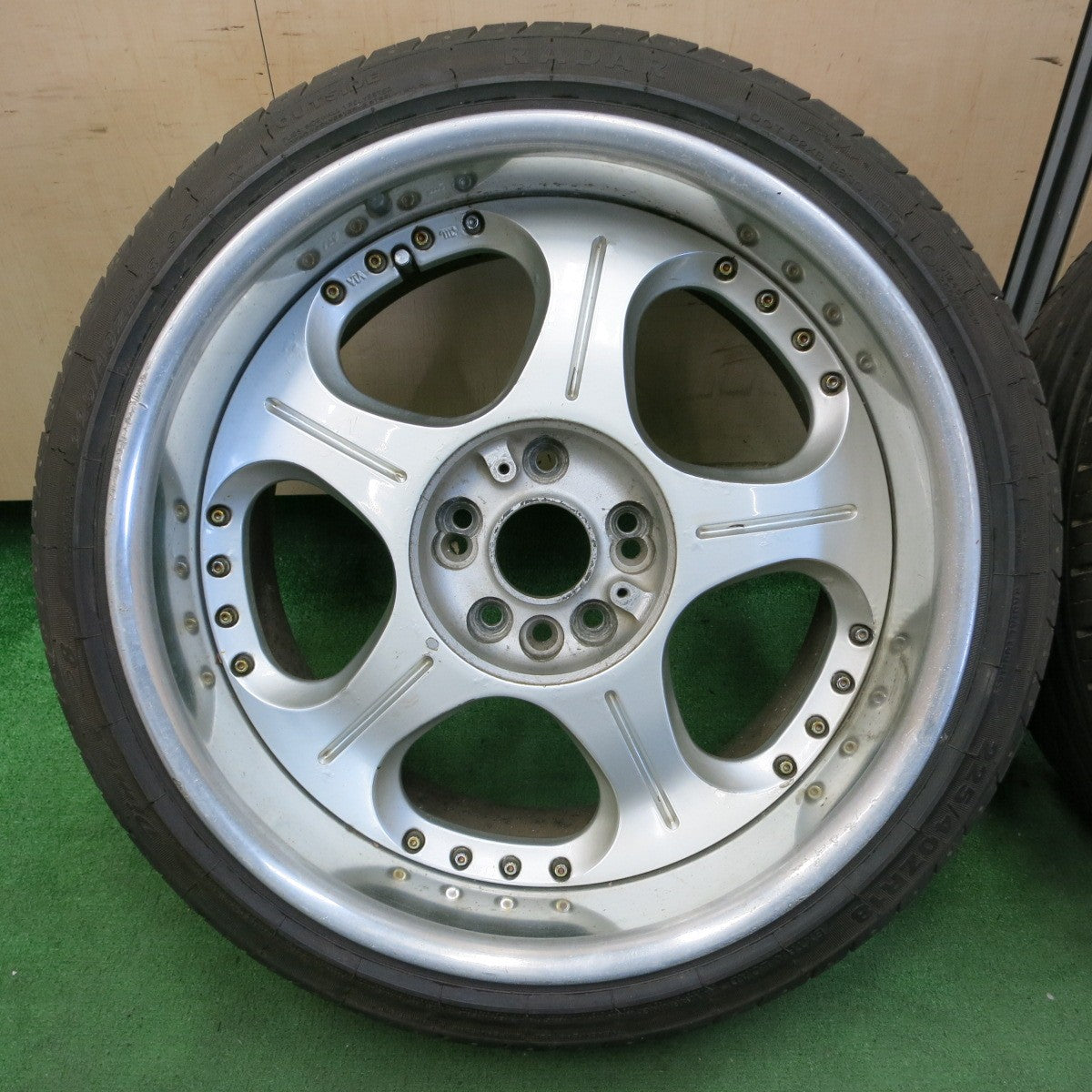 [送料無料] バリ溝！9分★SPEED STAR アンドリューD 225/40R18 235/40R18 レーダー ピレリ ブリヂストン スピードスター PCD114.3/4H 5H マルチ★4092501ナノ