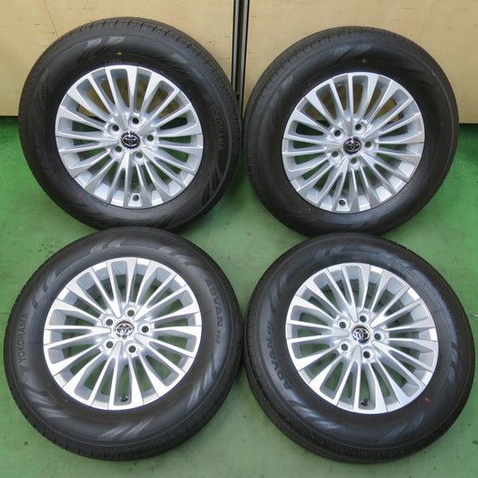 新車外し！23年★トヨタ 40系 アルファード ヴェルファイア 純正 225/65R17 ヨコハマ アドバン V03 17インチ PCD120/5H★6021701イノ