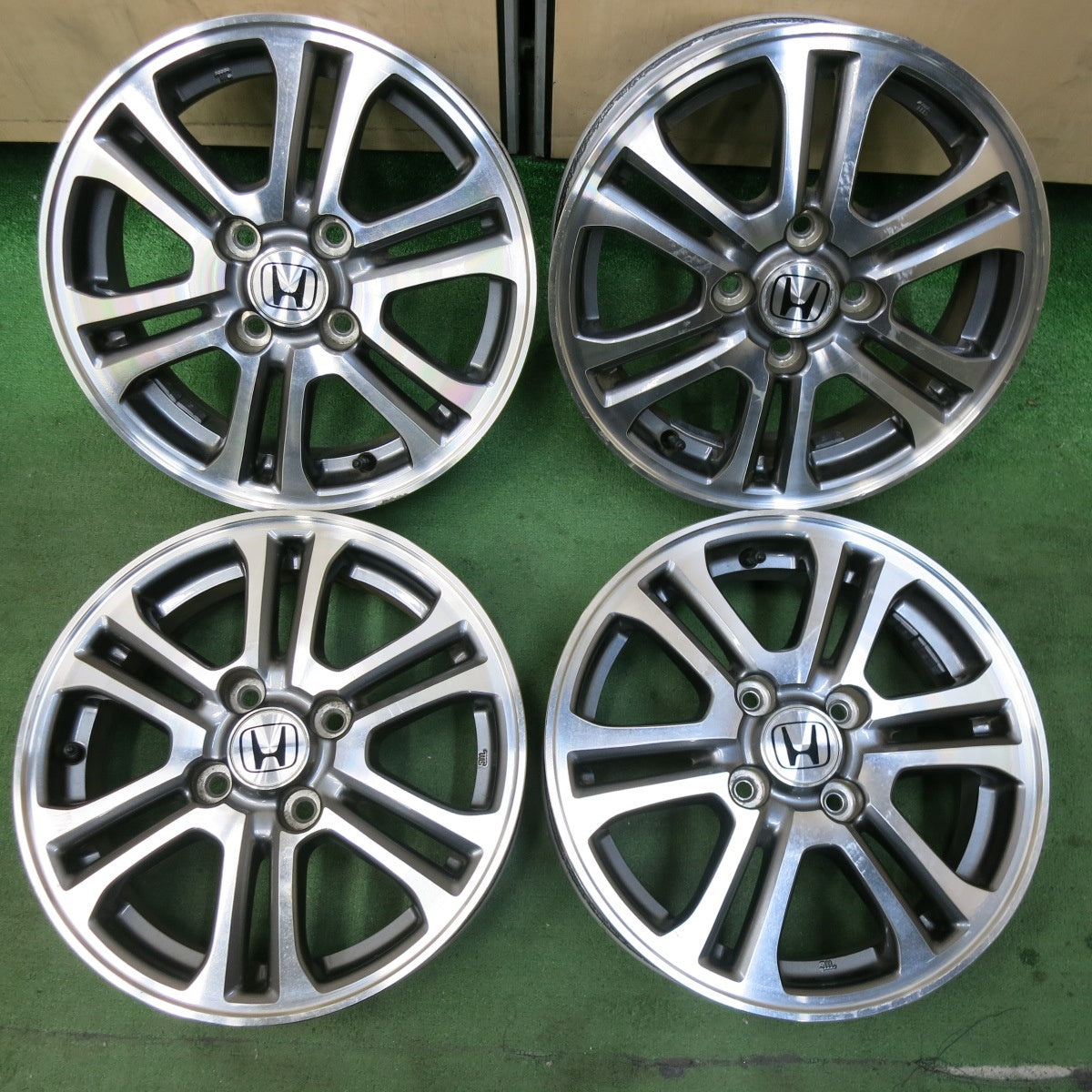 [送料無料] 4本価格★ホンダ N-BOX 純正 ホイール 14インチ 14×4.5J Nボックス PCD100/4H★5021905SYホ
