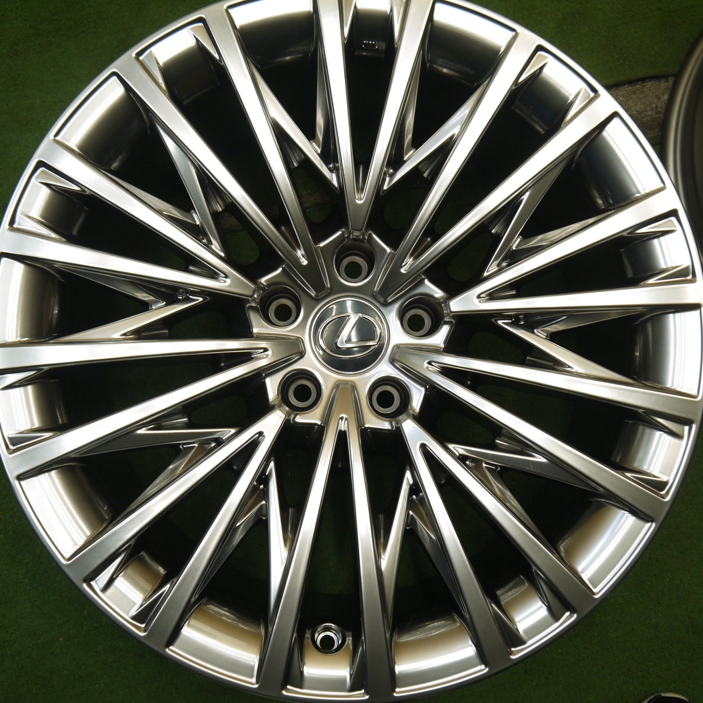 未使用★レクサス LS ハイパー クロム メタリック 純正 OP ホイール 20インチ 20×8.5J PCD120/5H★5070408Hホ