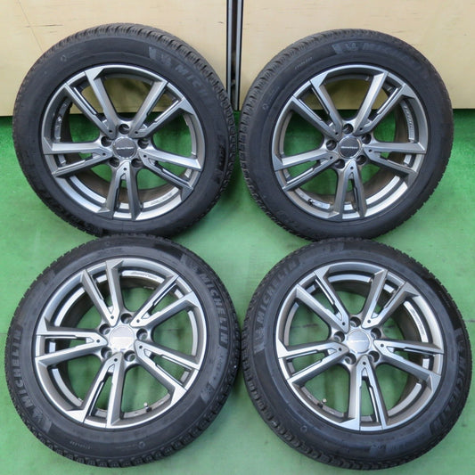 バリ溝！キレイ！9.5分★アウディ 等 EUROTECH 225/50R17 スタッドレス ミシュラン X-ICE3+ ユーロテック 17インチ PCD112/5H★5031304イス