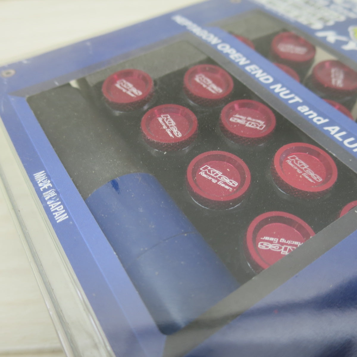 [送料無料] ほぼ未使用☆協永産業 Kics 極限 買通 ナット キャップ付 HP36KR M12X1.25 16個 ヘプタゴンナット☆