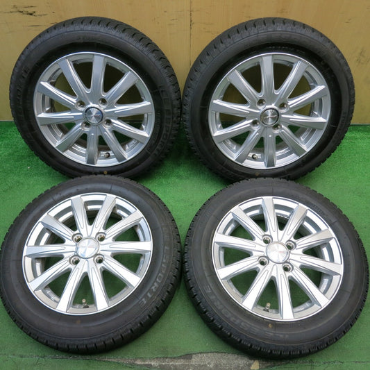 バリ溝！23年！キレイ！ほぼ10分★スタッドレス 155/65R14 アイスエスポルテ JOKER ジョーカー 14インチ PCD100/4H★5052504HAス