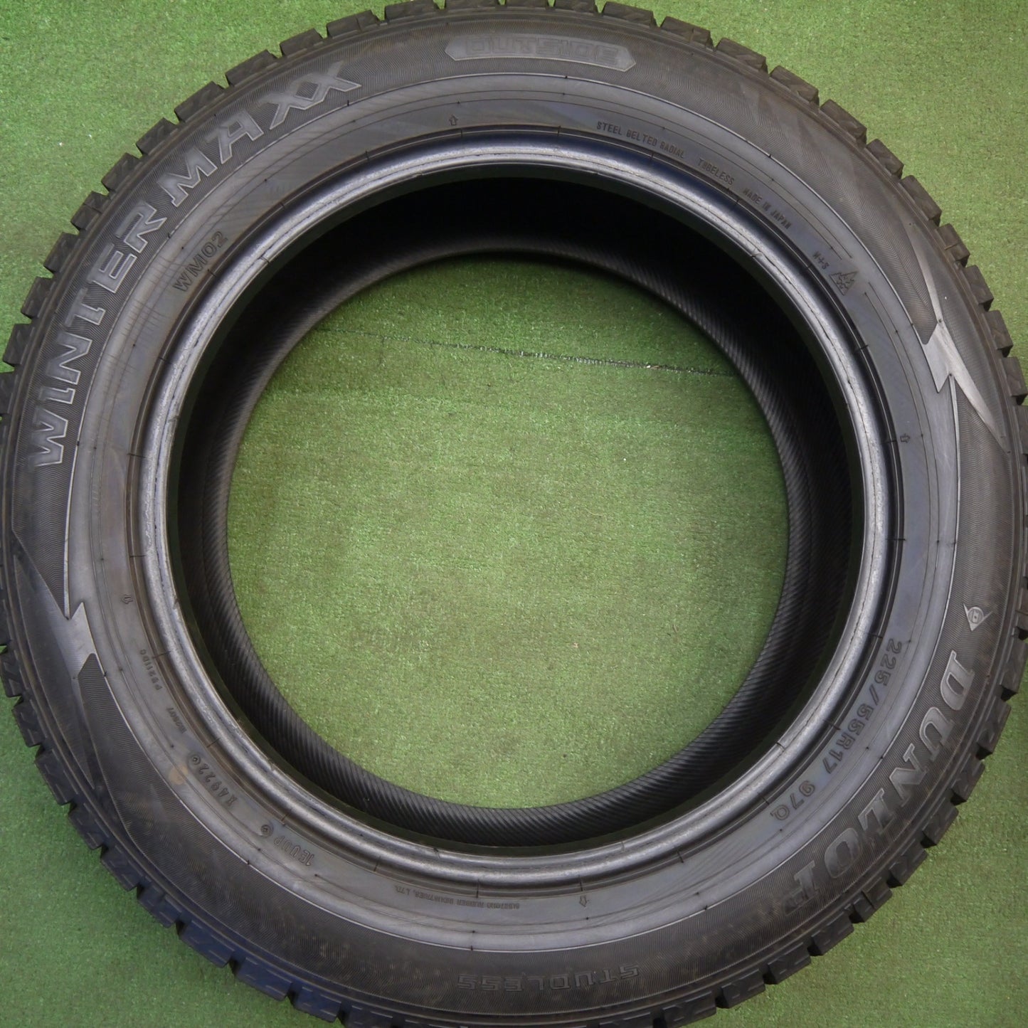 バリ溝！22年！9分★スタッドレス 225/55R17 ダンロップ ウインターマックス WM02 タイヤ 17インチ XV ヴェゼル C-HR WR-V 等★6031603Hスタ