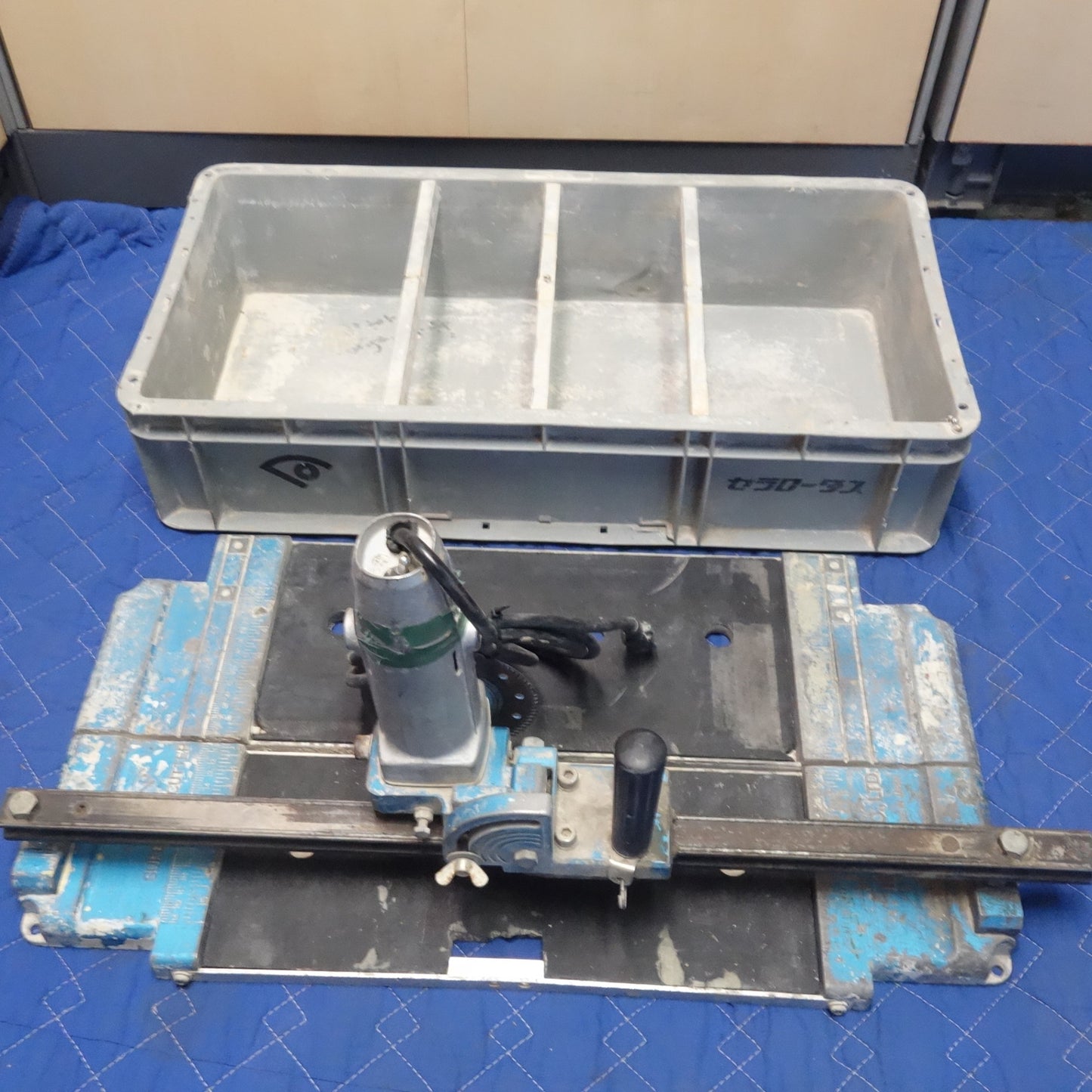 [送料無料] ☆石井超硬工具製作所 リョービ スーパー タイル カッター 切断機 グラインダー 型番不明 電動 工具☆