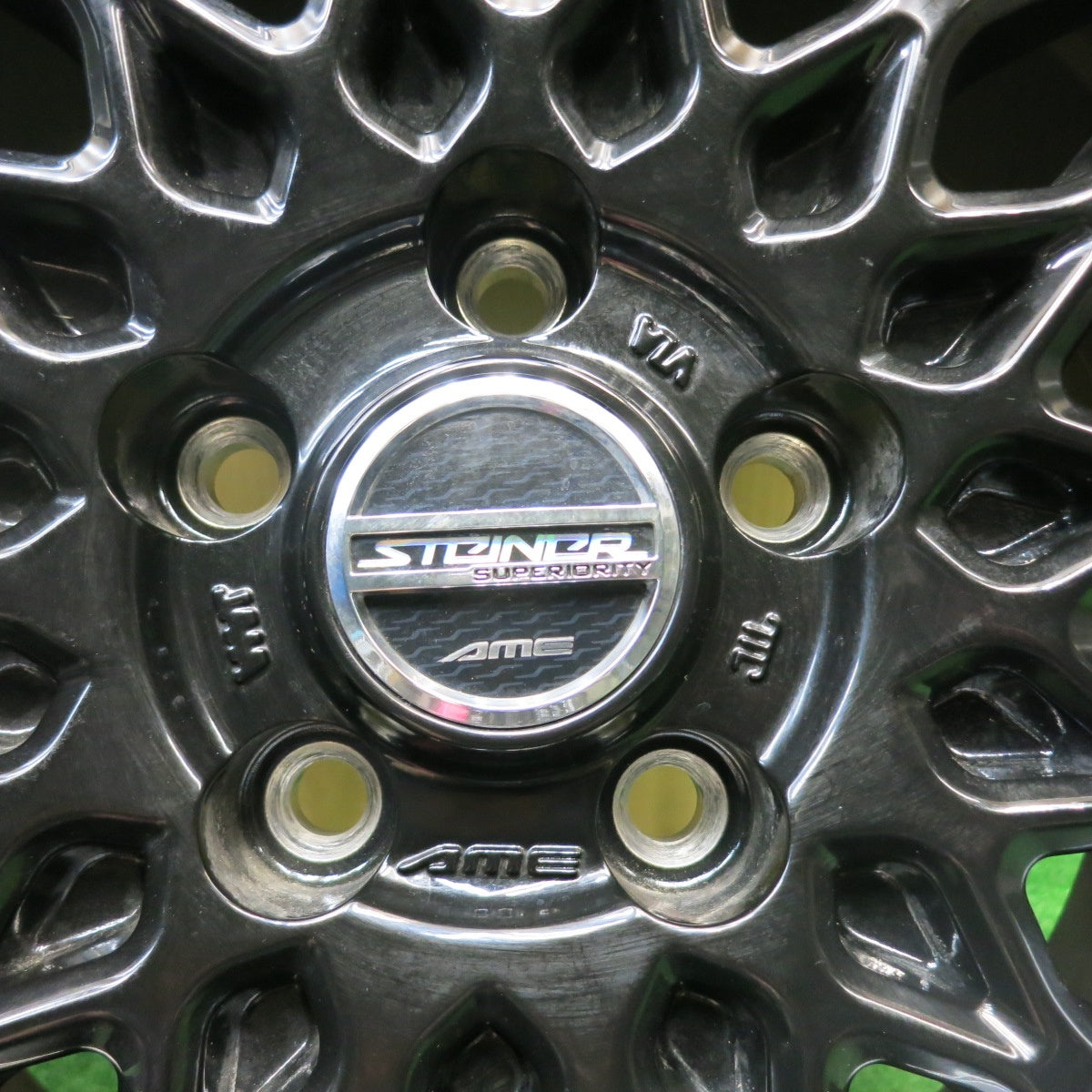 バリ溝！24年！キレイ！ほぼ10分★STEINER FTX AME 215/45R18 メダリオン CST MD-A1 シュタイナー 18インチ PCD114.3/5H★5070510HAノ