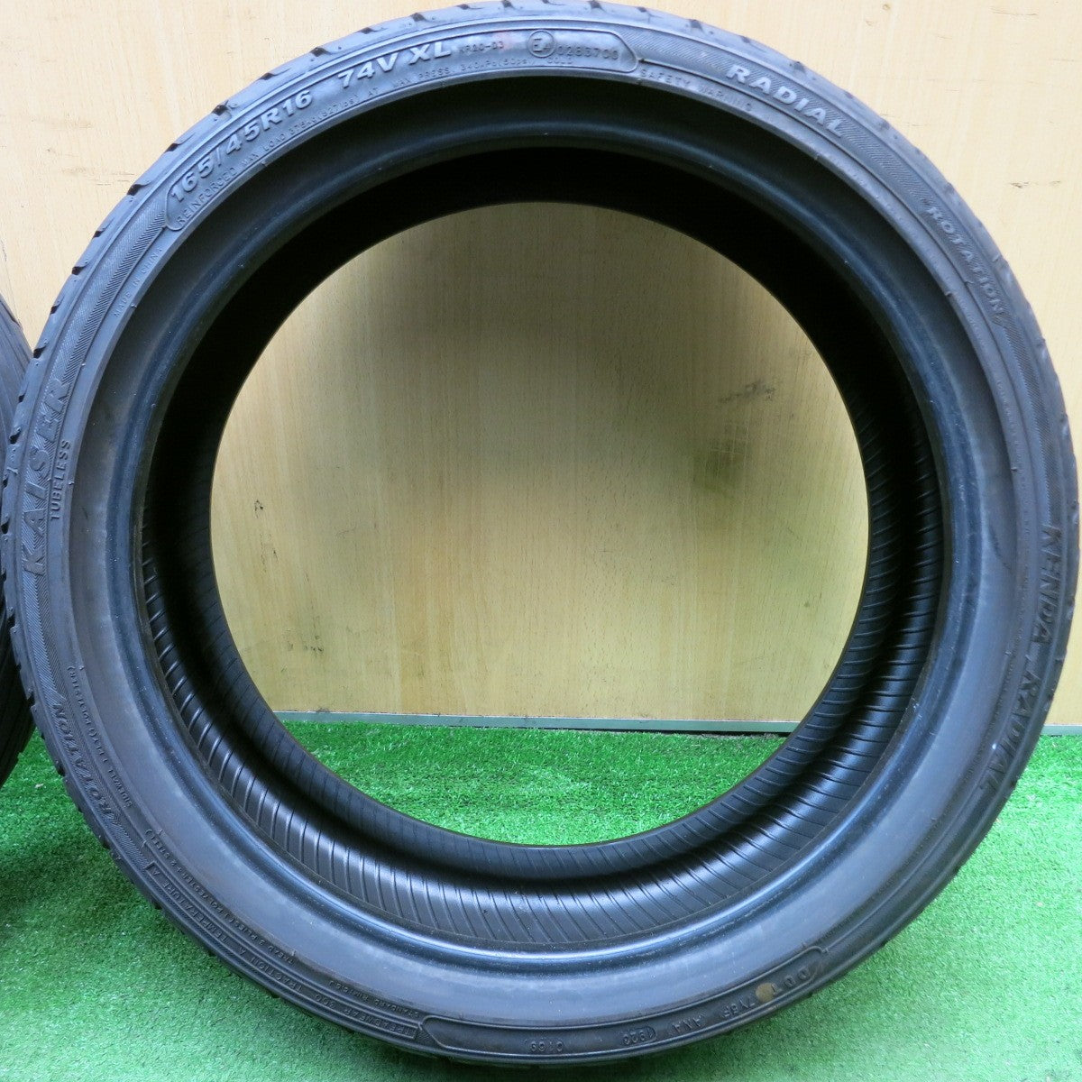 バリ溝！23年！9分★165/45R16 ケンダ ラジアル カイザー KAISER タイヤ 16インチ 軽自動車 軽 サイズ★5071905HAノタ