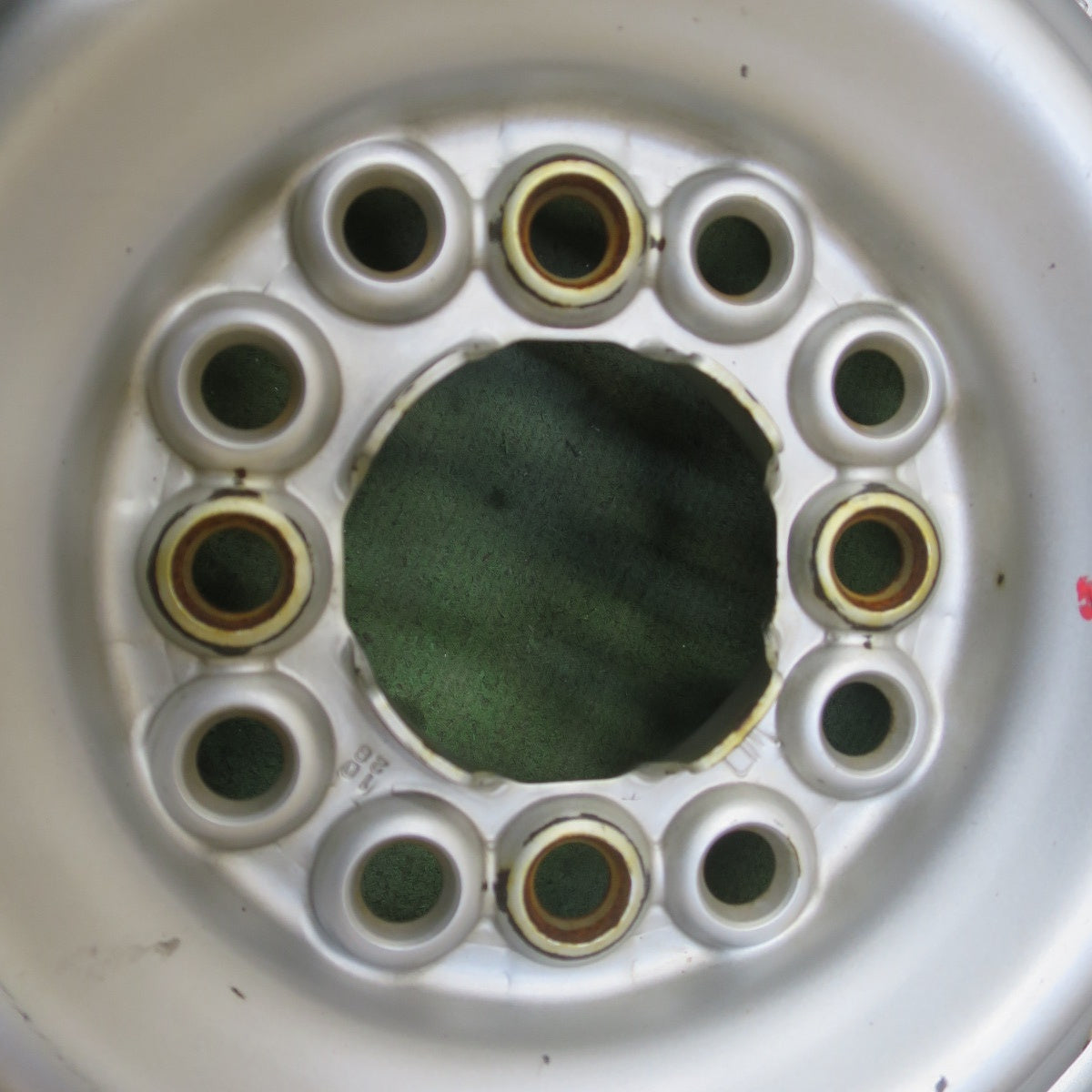 ほぼ未使用！25年◎スタッドレス 145/80R12 80/78N ブリヂストン W300 スチール ホイール 12インチ PCD100 110 114.3/4H マルチ◎6091104イス