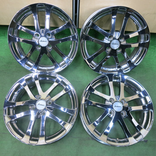 [送料無料] 4本価格★Kranze LXZ weds クレンツェ ウェッズ 16インチ ホイール 16×5.5J PCD100/4H★5013008SYホ