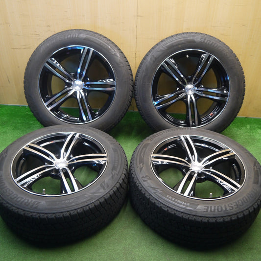 センサー付き★レクサス NX 等 LEONIS FZ 225/60R18 スタッドレス ブリヂストン ブリザック DM-V3 レオニス 18インチ PCD114.3/5H★6012101Hス