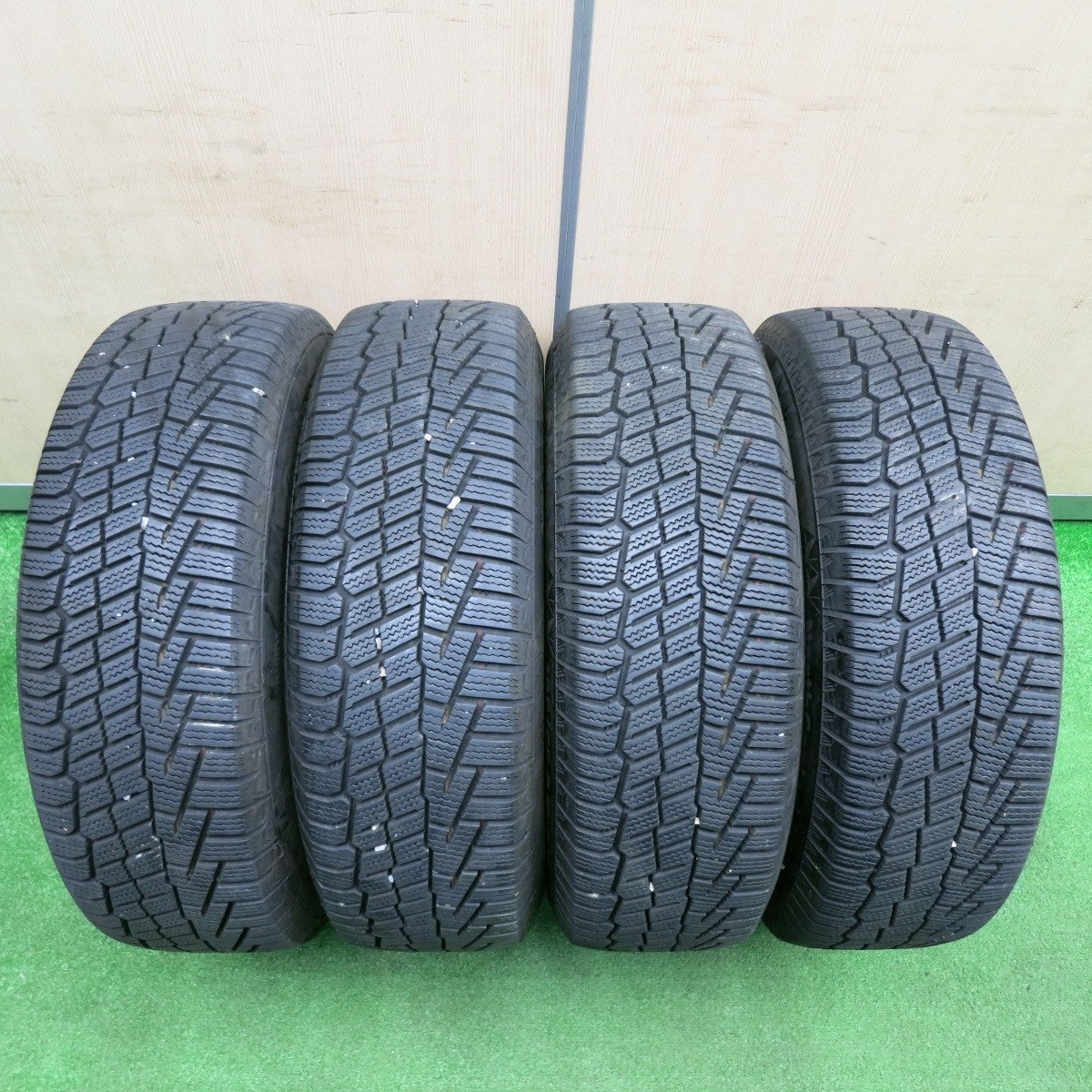 [送料無料] バリ溝！22年！キレイ！9分★スタッドレス 185/65R15 コンチネンタル ノースコンタクト NC6 TEAD テッド 15インチ PCD114.3/5H★4122008TNス
