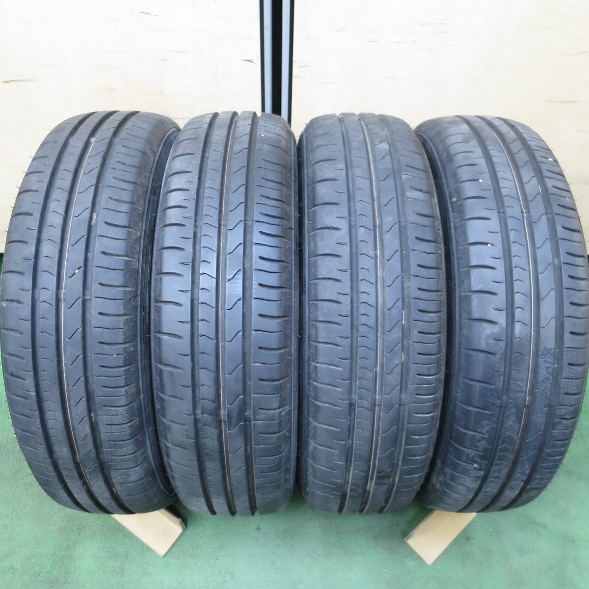 バリ溝！9分★ダイハツ ムーヴ 純正 155/65R14 ファルケン シンセラ SN832i 14インチ PCD100/4H★5042502AKノ