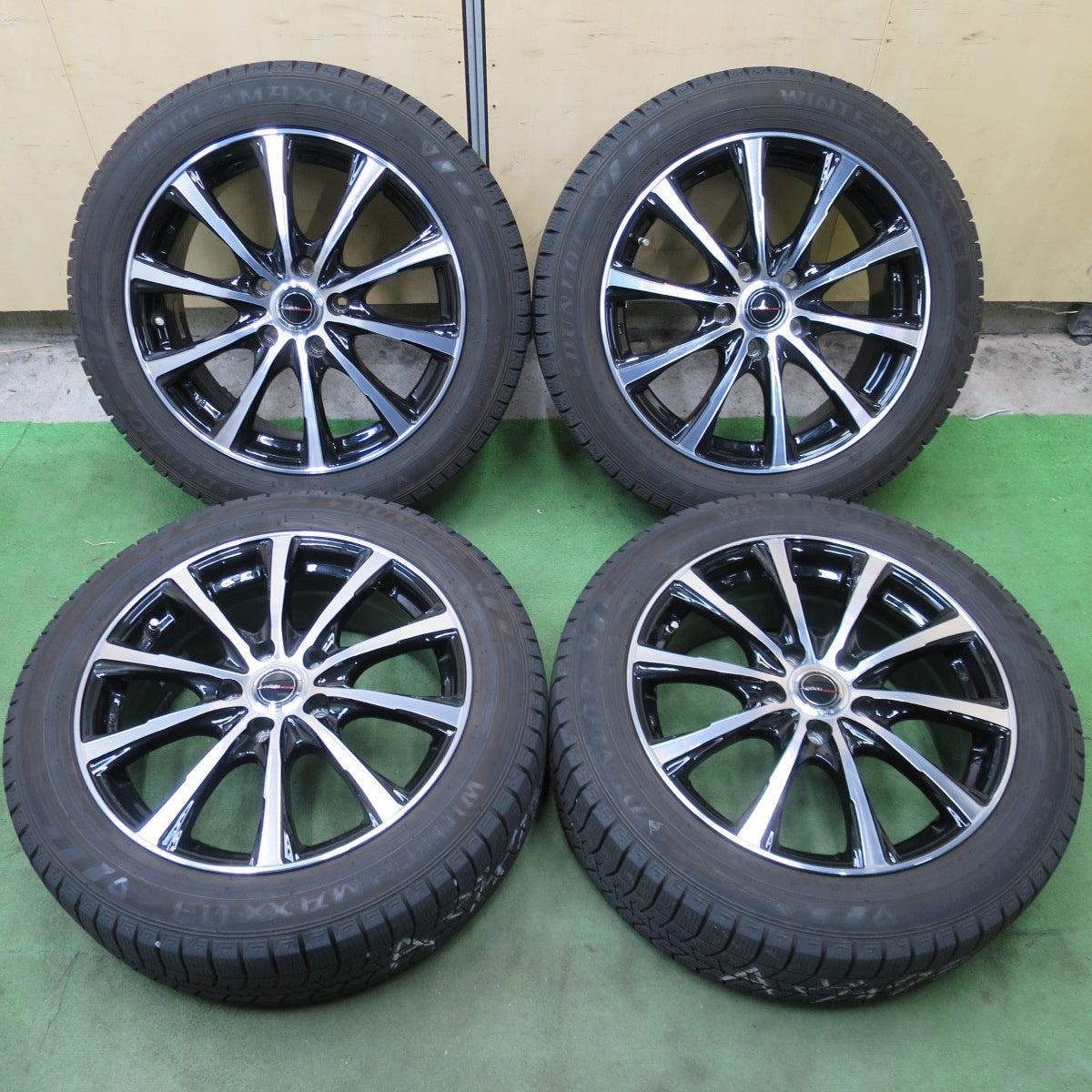 4本価格！23年◎スタッドレス 205/55R17 ダンロップ ウインターマックス 03 Lofida XW10 ロフィーダ 17インチ PCD114.3/5H◎6081206NGス