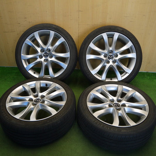 4本価格★マツダ アテンザ ワゴン 純正 225/45R19 ダヴァンティ DX640 19インチ PCD114.3/5H★6042810Hノ