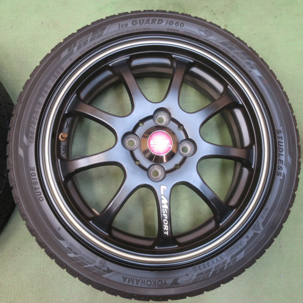 4本価格◎スタッドレス 165/50R15 ヨコハマ アイスガード iG60 LM SPORT LMスポーツ 15インチ 軽サイズ PCD100/4H◎6080705イス