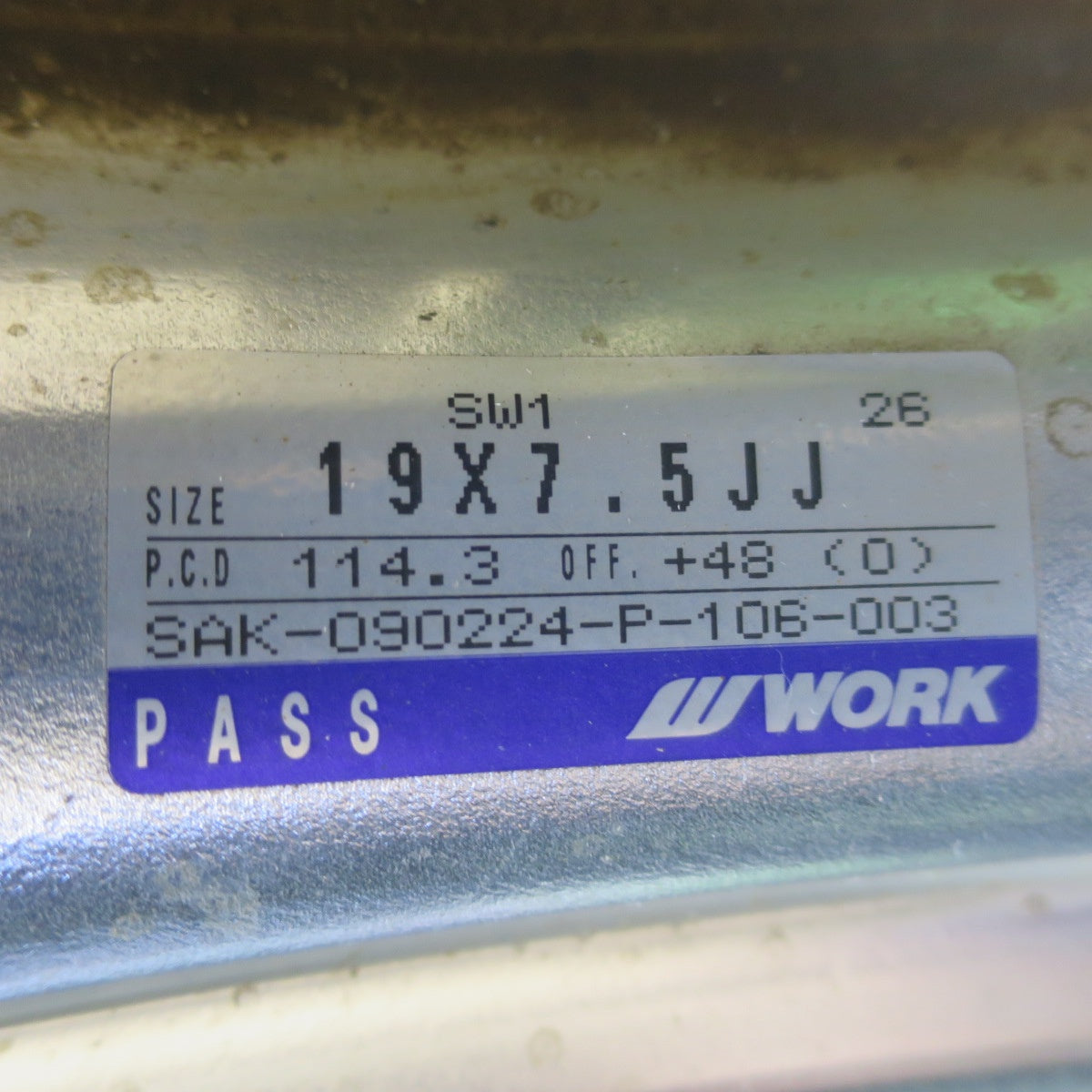 4本価格★WORK SCHWERT SW1 215/35R19 サフィーロ SF7000 ワーク シュバート 19インチ PCD114.3/5H★6061002イノ