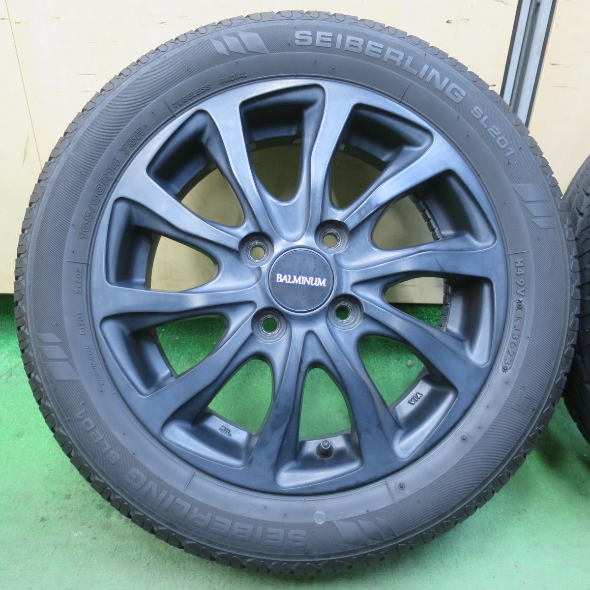 4本価格！23年★165/60R14 セイバーリング SL201 BALMINUM TR10 バルミナ 14インチ PCD100/4H★6011602イノ