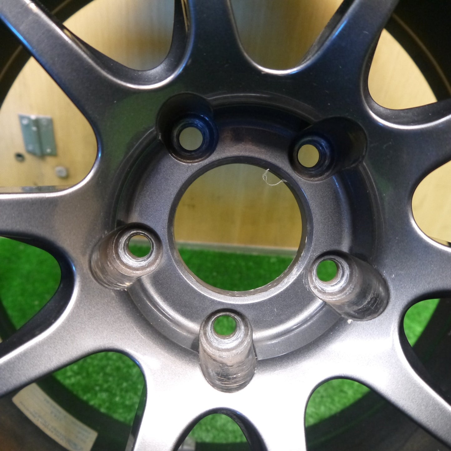 リムステッカー付き★ADVAN Racing RZ 17インチ ホイール 17×9J アドバン レーシング PCD114.3/5H★5102903Hホ