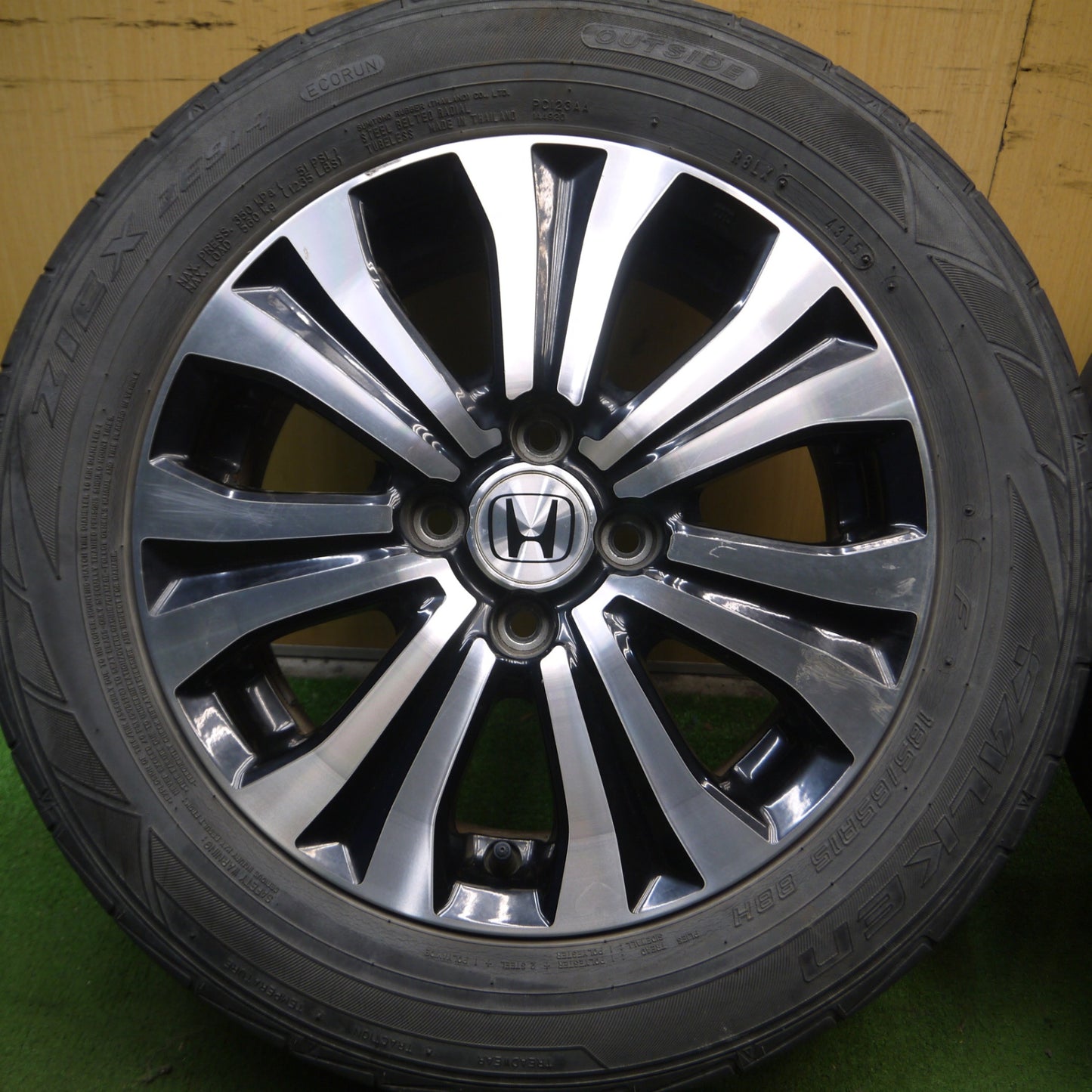 *送料無料* 4本価格★ホンダ フリード 純正 185/65R15 ファルケン ジークス ZE914 15インチ PCD100/4H★4050803Hノ